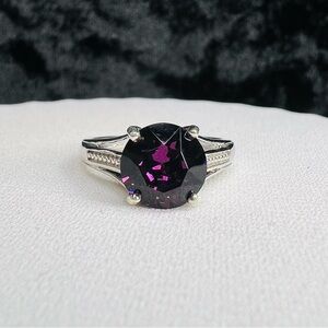 Sterling Silver Swarovski Crystal Ring
